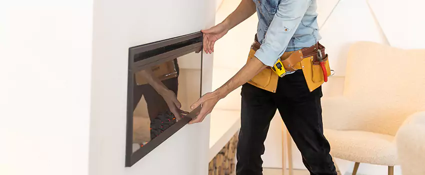 Metal Fireplace Installation in Waterville, Maine