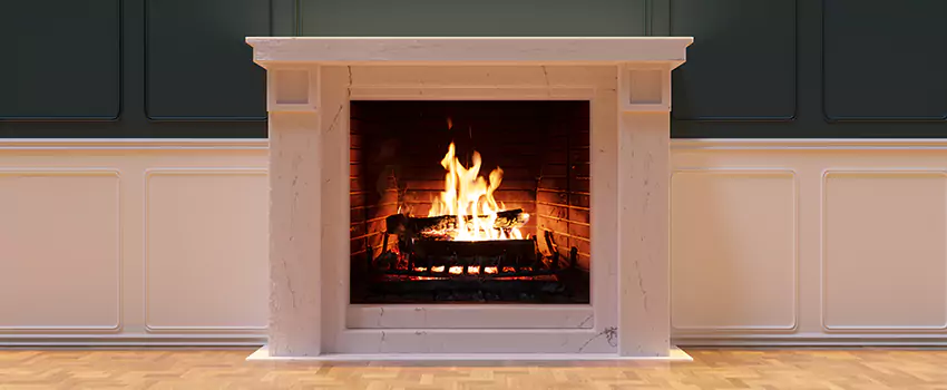 Open Flame Wood-Burning Fireplace Installation Services in Waterville, Maine