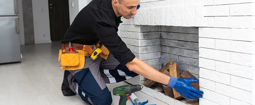 Fireplace Damaged Damper Frame Repair Services in Waterville, Maine